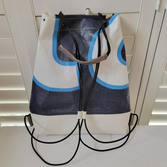 Upcycled Tote Bag - Convertible to Backpack - Crafted by PUP Designers in Indy - Picture 4 of 9